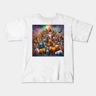 Animal Christmas Kids T-Shirt